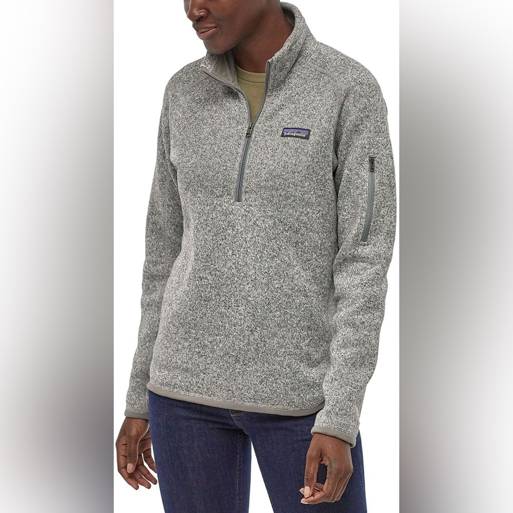 Patagonia Gray Women’s Better Sweater 1/4 Zip Pullover
